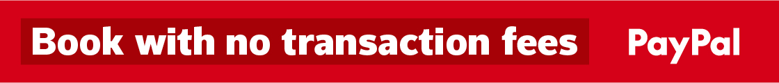 Book with no transaction fees!