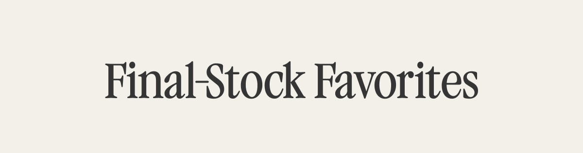 Final Stock Favorites 
