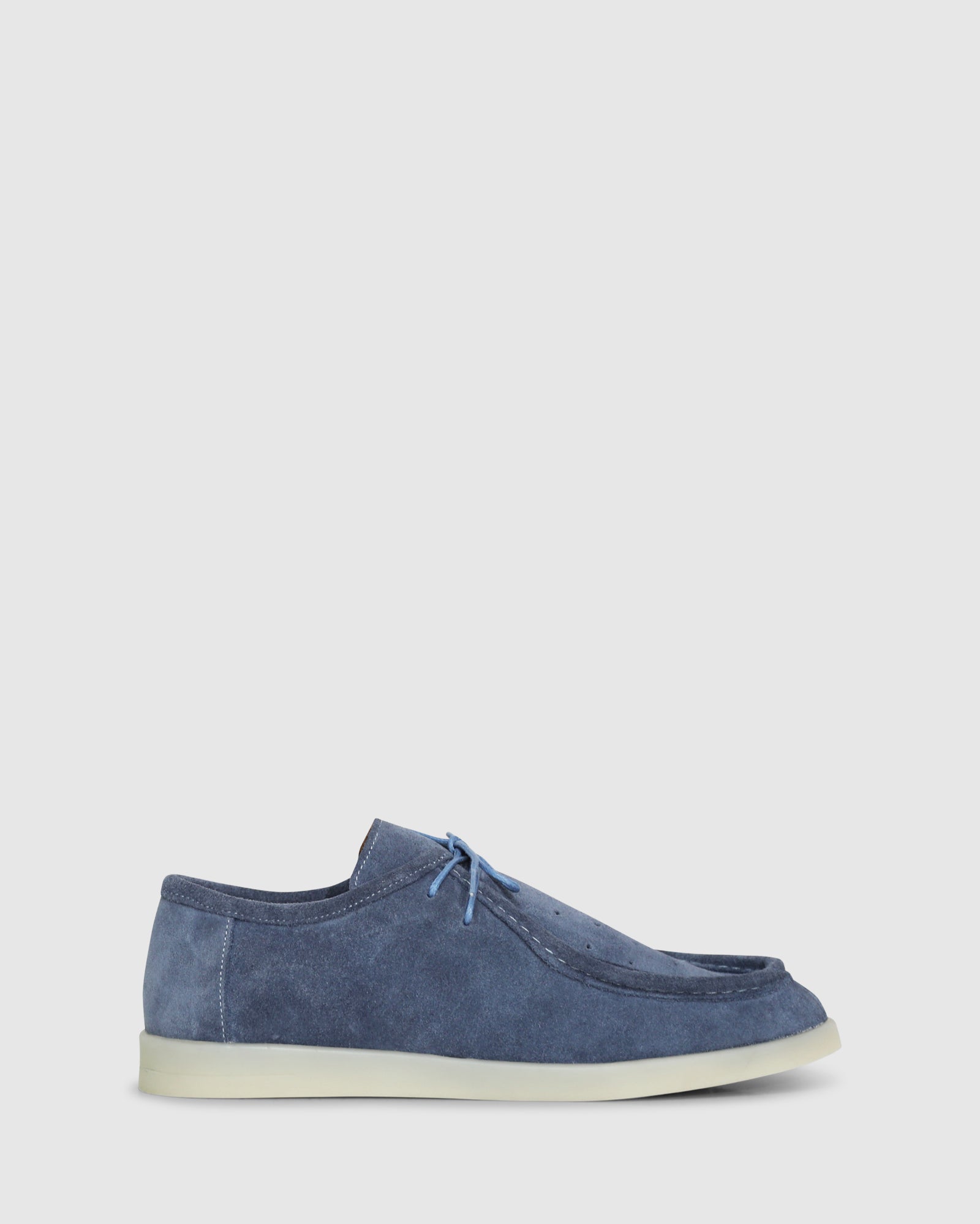 Image of Heatwave Suede Boat Shoes - Stonewash Blue