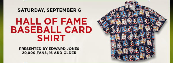 HOF Baseball Card Shirt