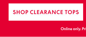 Clearance Tops 60% Off