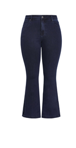 Shop the Harley Fit Side Split Flare Leg Jean
