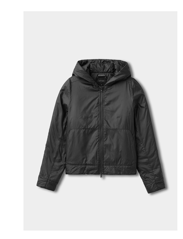 Links to Women's Celeste Eco Insulated Hoodie in Onyx Black