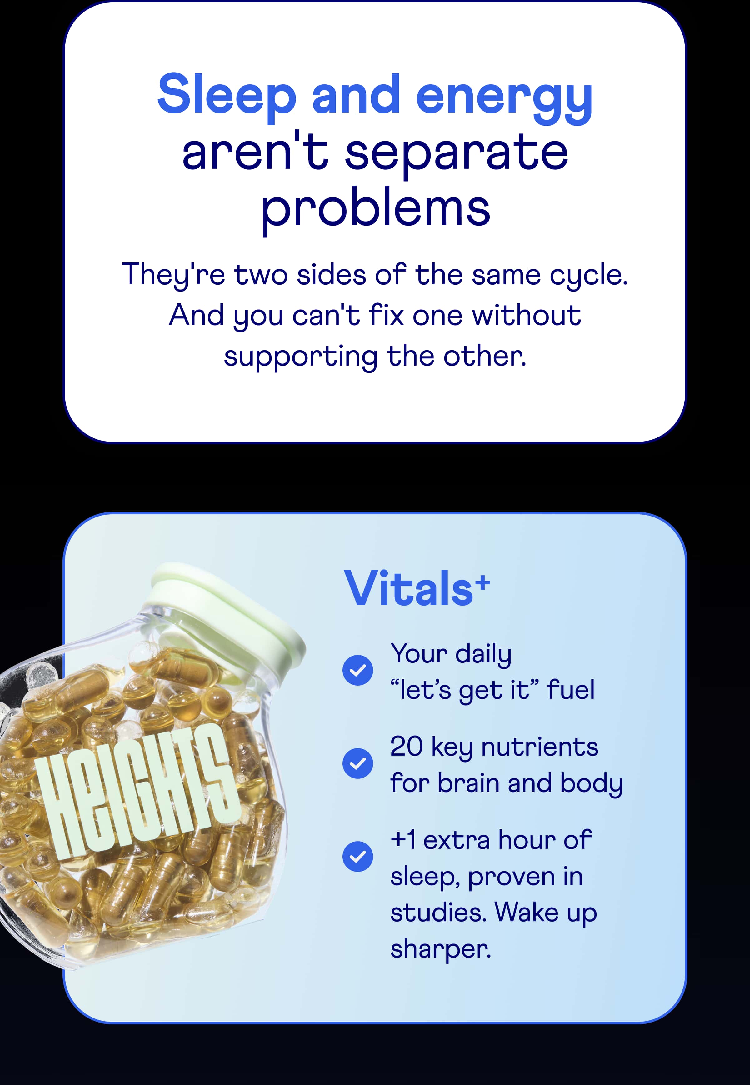 Sleep and energy aren't separate problems