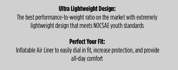 Ultra Lightweight Design: The best performance-to-weight ratio on the market with extremely lightweight design that meets NOCSAE youth standards