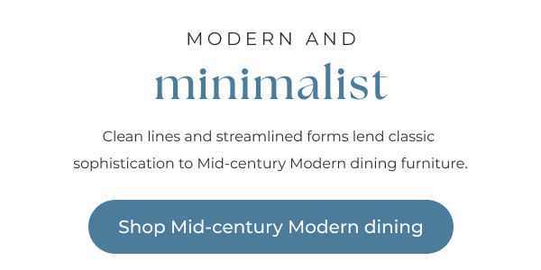Modern and minimalist - Shop Mid-century Modern outdoor dining