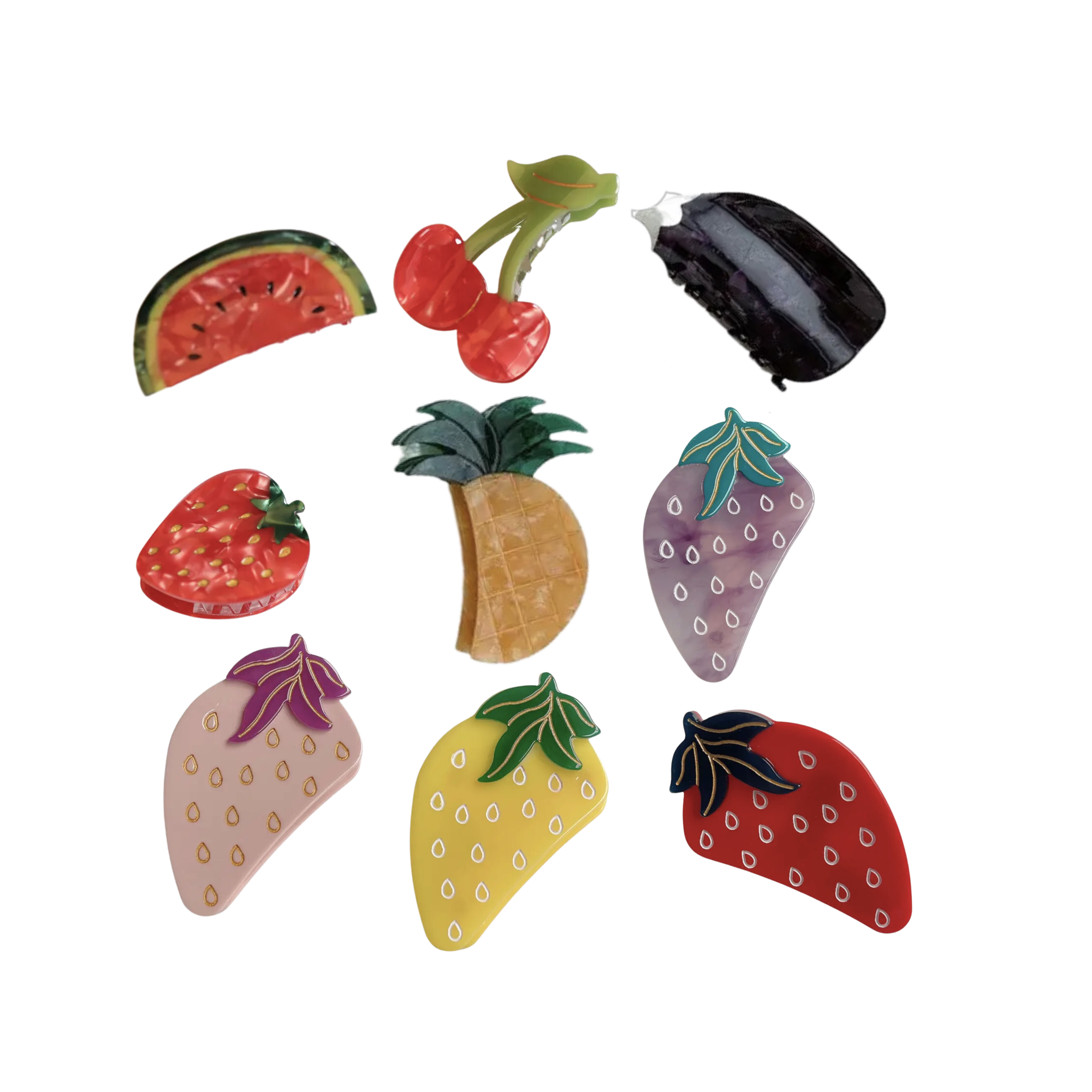 Image of Fruit/Veggie Hair Clip