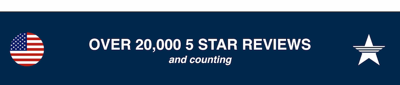 Over 20,000+ 5 star reviews