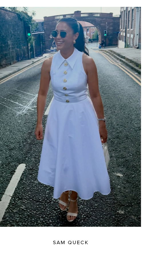 Laura White Dress