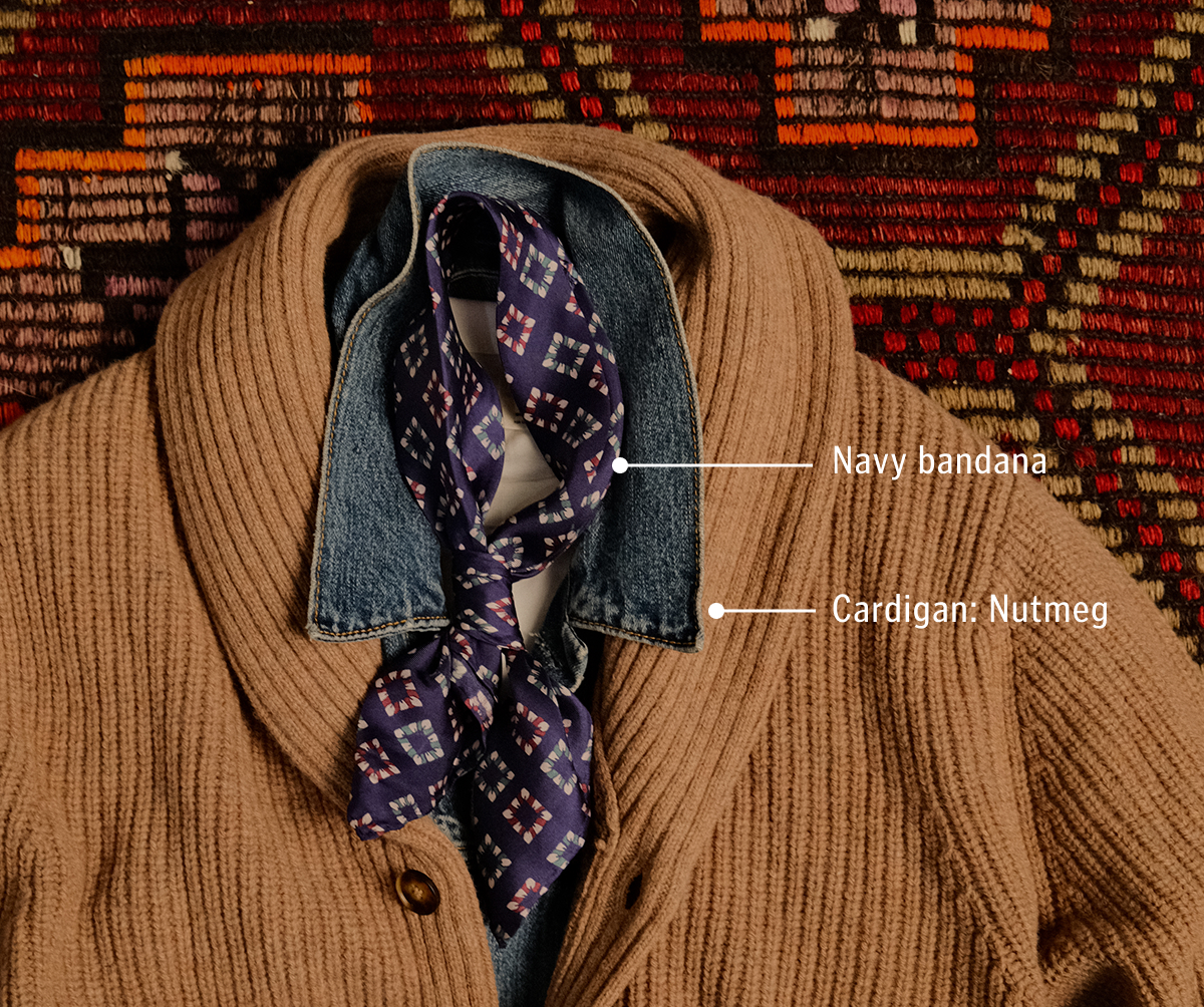 Meet the merino cardigan Chicago winters were built for. Easy layering, smart style — now in nutmeg.