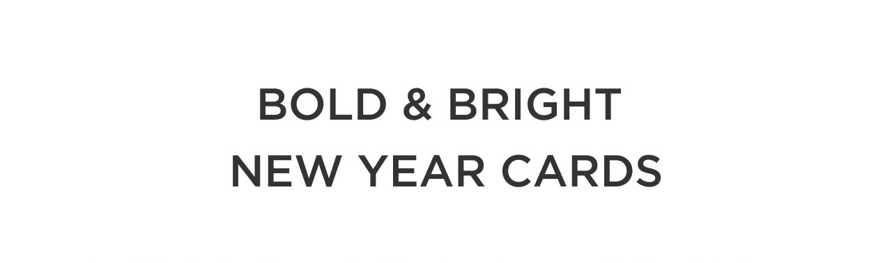 Bold & Bright New Year Cards