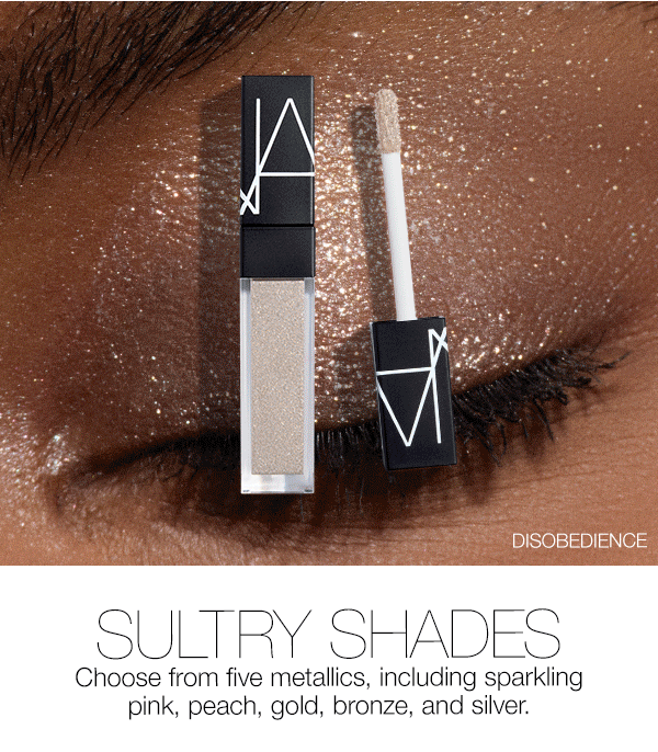 Slot 3: Choose from five metallics, including sparkling pink, peach, gold, bronze, and silver.