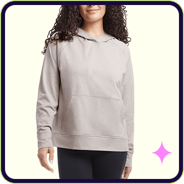 Danskin Women's Melange Hoodie