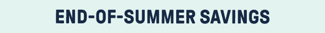 End-of-summer savings