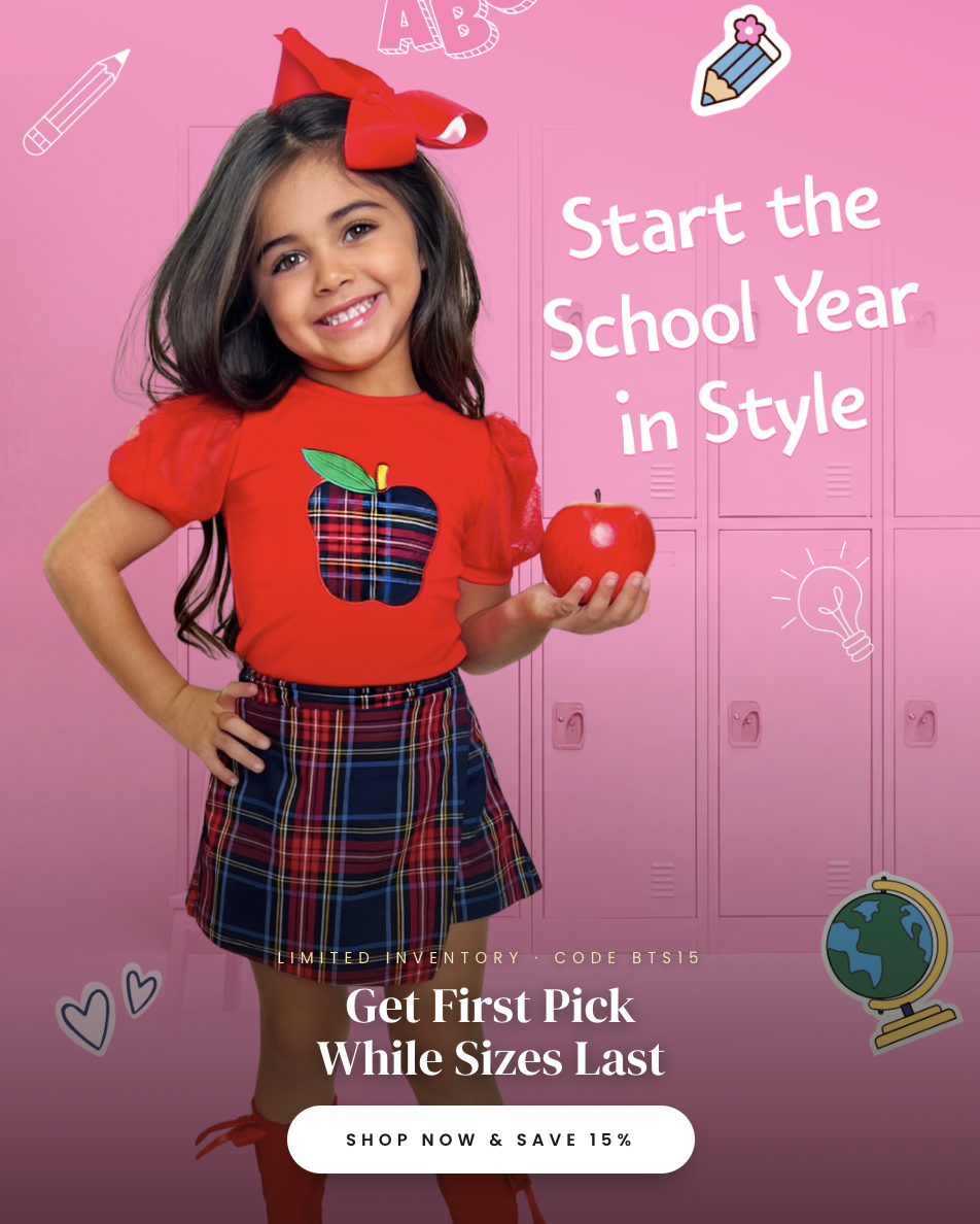 Start the school year in style. Limited inventory