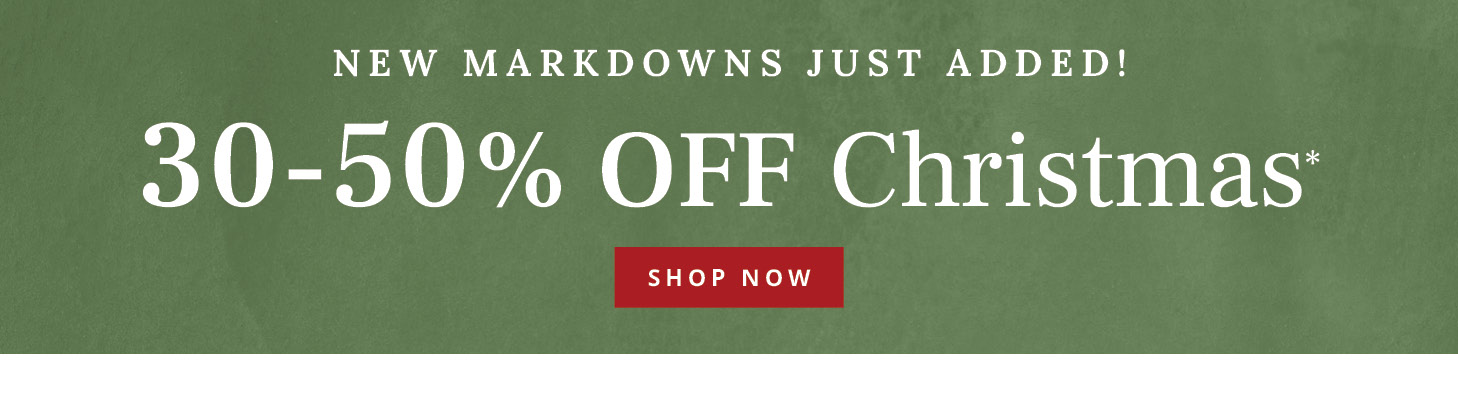 30-50% Off Christmas