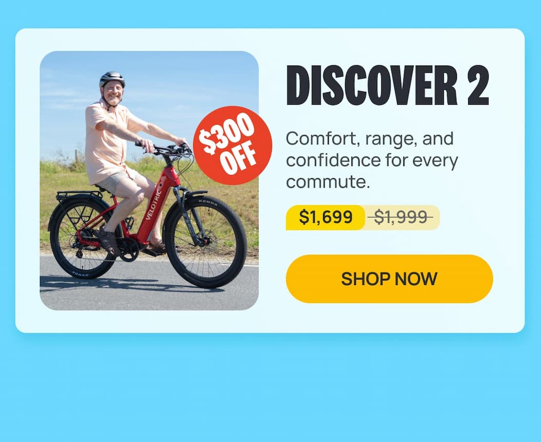 DISCOVER 2 Ebike with $300 off discount