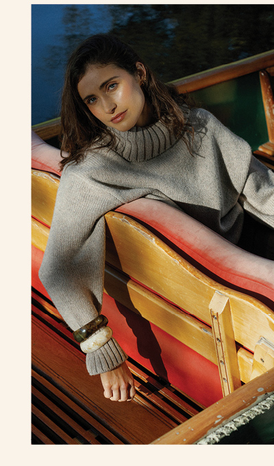 Holly Wool Blend Roll Neck Sweater