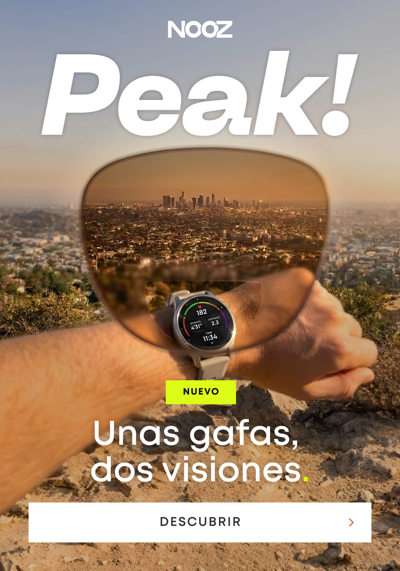 Peak! One pair, two visions.
