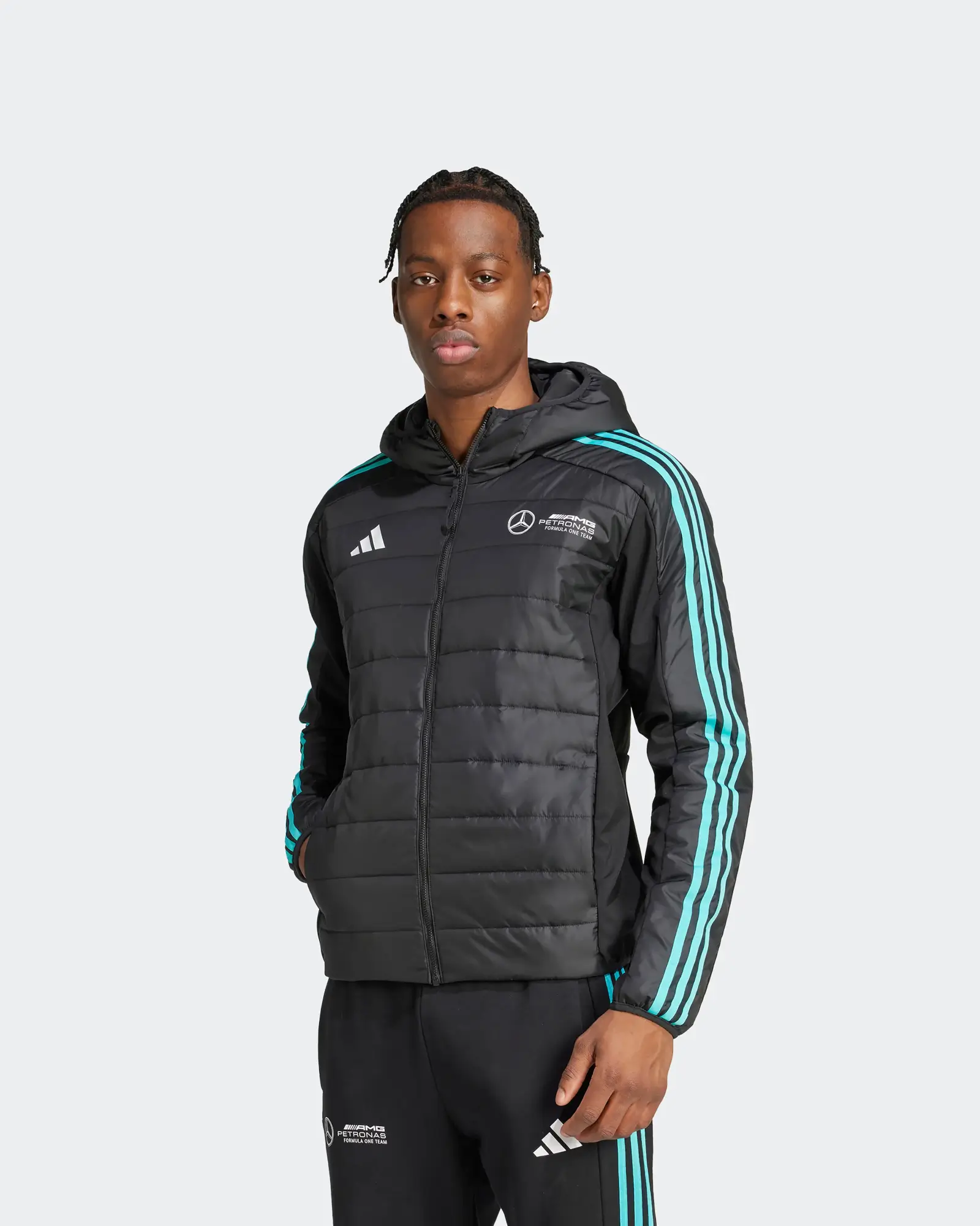 Image of Mens DNA Puffer Jacket Black