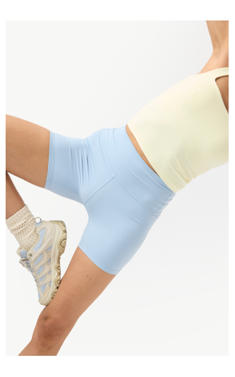 Joan Bike Short in Blue Fog