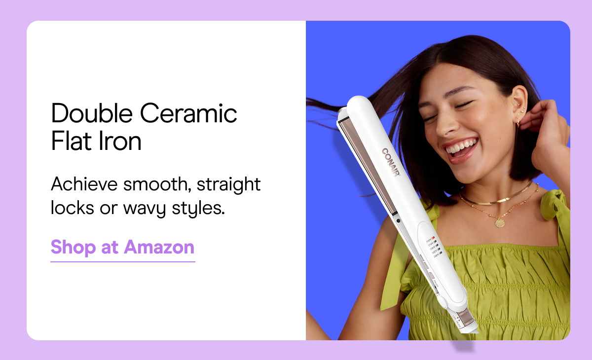 Double Ceramic Flat Iron I Shop at Amazon