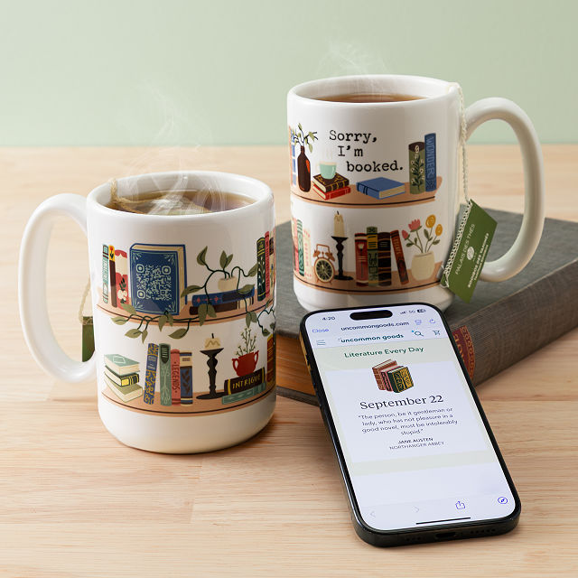 Literature Every Day Interactive QR Mug
