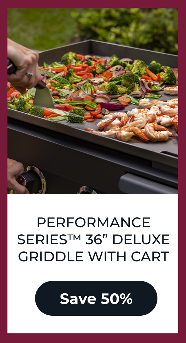Performance Series™ 36” Deluxe Griddle with Cart