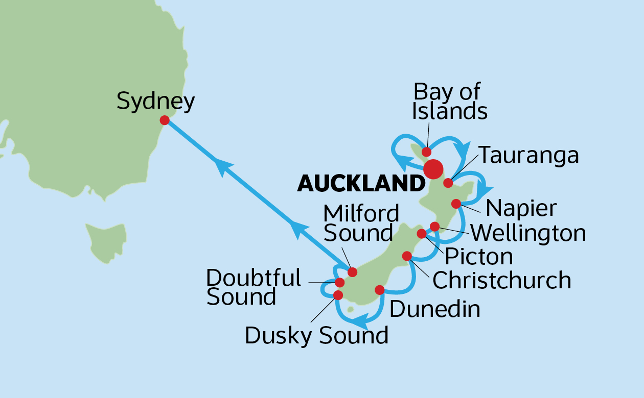 FLY, DRIVE &AMP; CRUISE <br>NEW ZEALAND MAP
