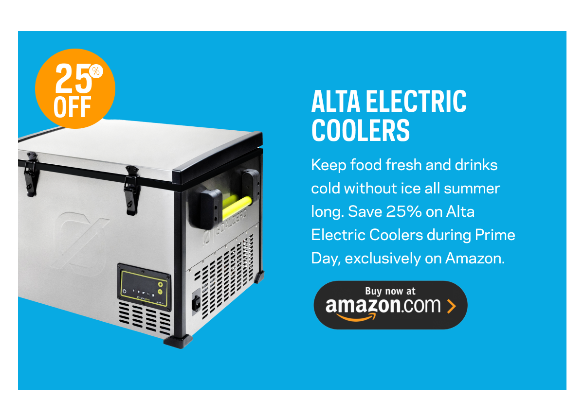 25% Off Alta Electric Coolers
