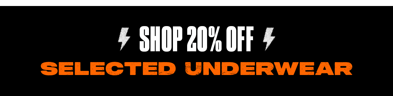 Shop all 20% off Underwear