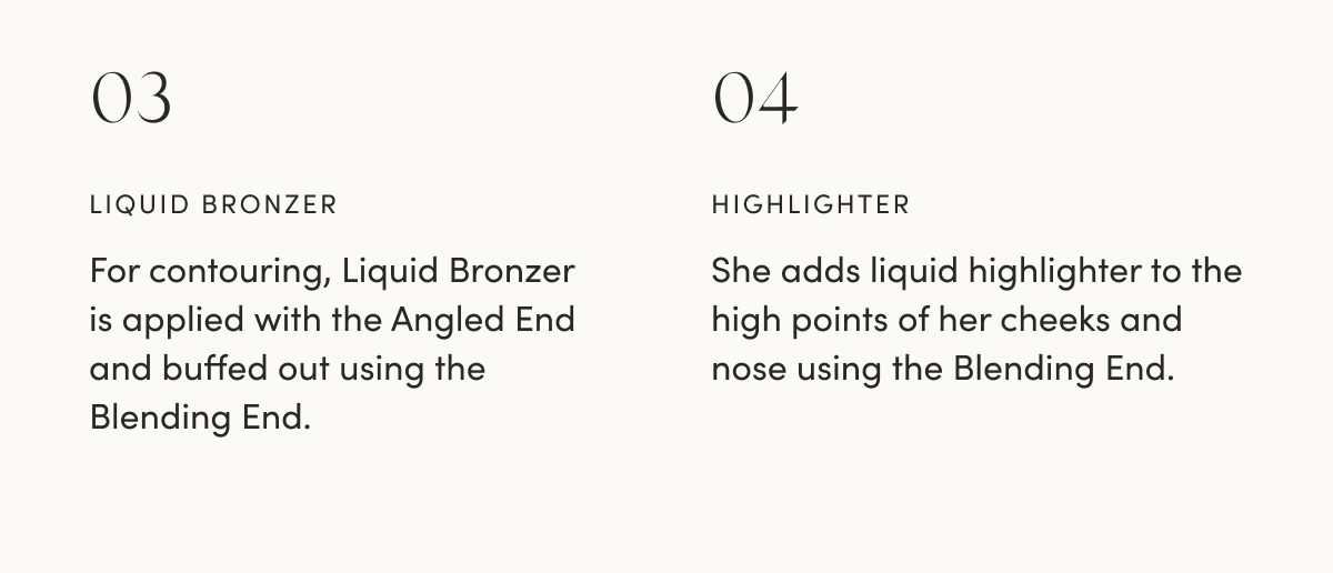 Liquid Bronzer, Highlighter