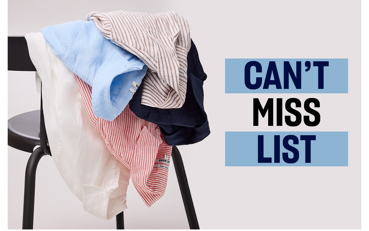 Can't miss list
