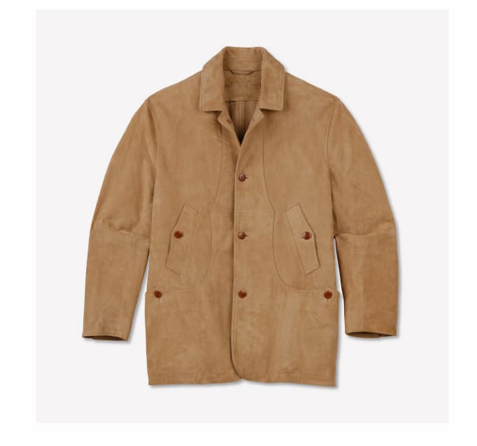  Men's Goat Suede Field Coat