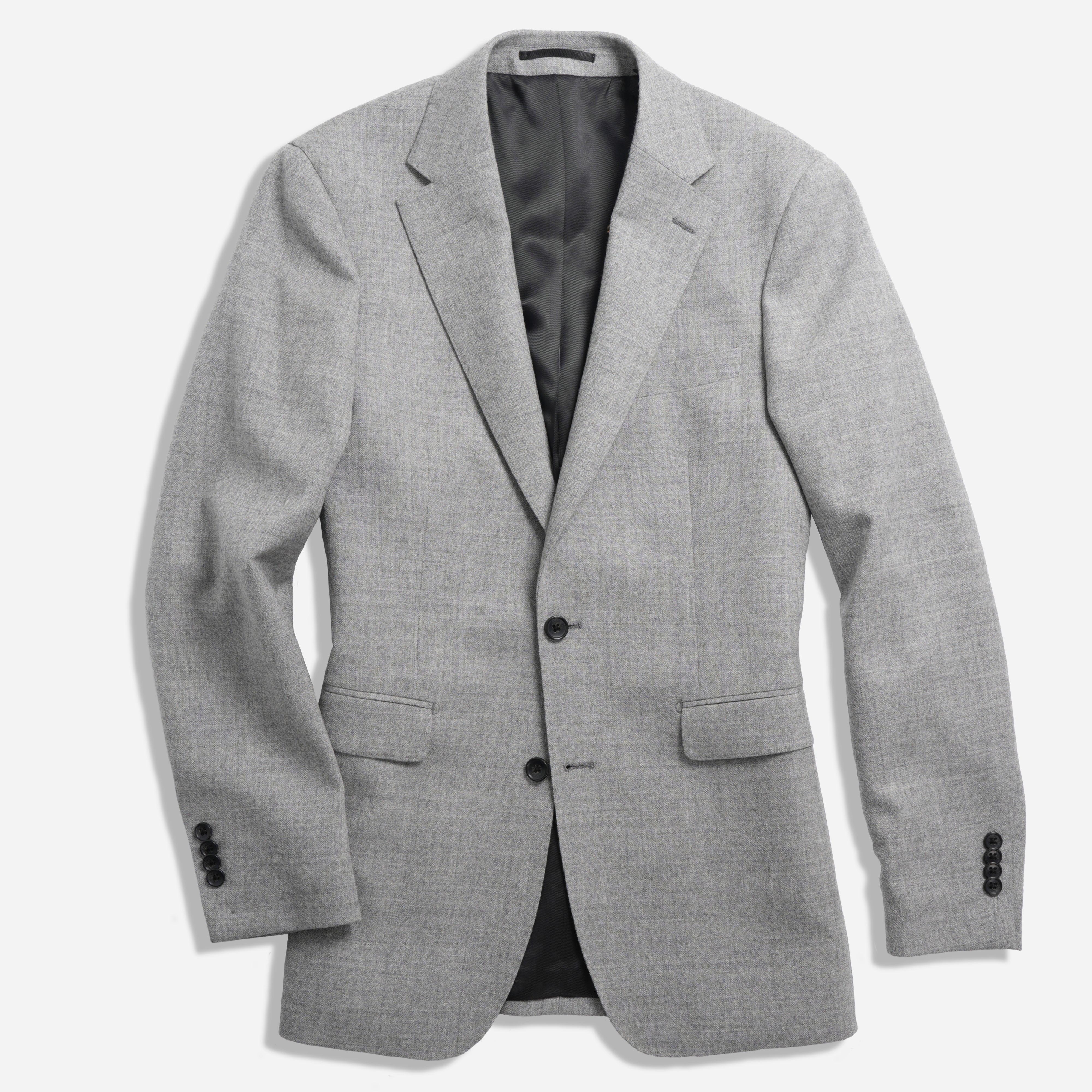 Image of The Lakeshore Wool Flannel Grey Jacket