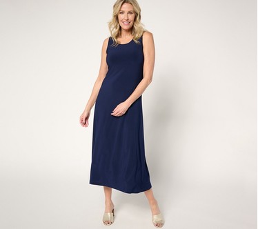 Attitudes by Renee Petite Como Jersey Tank Midi Dress