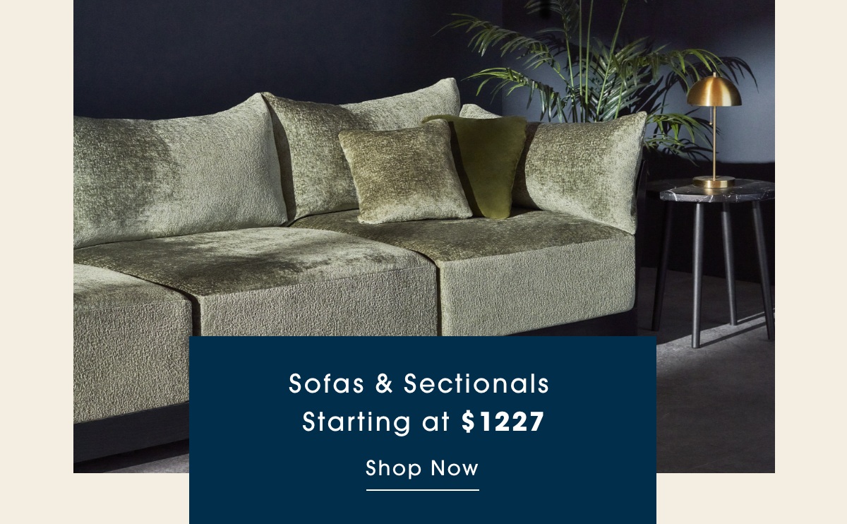 Sofas & Sectionals Starting at $1227