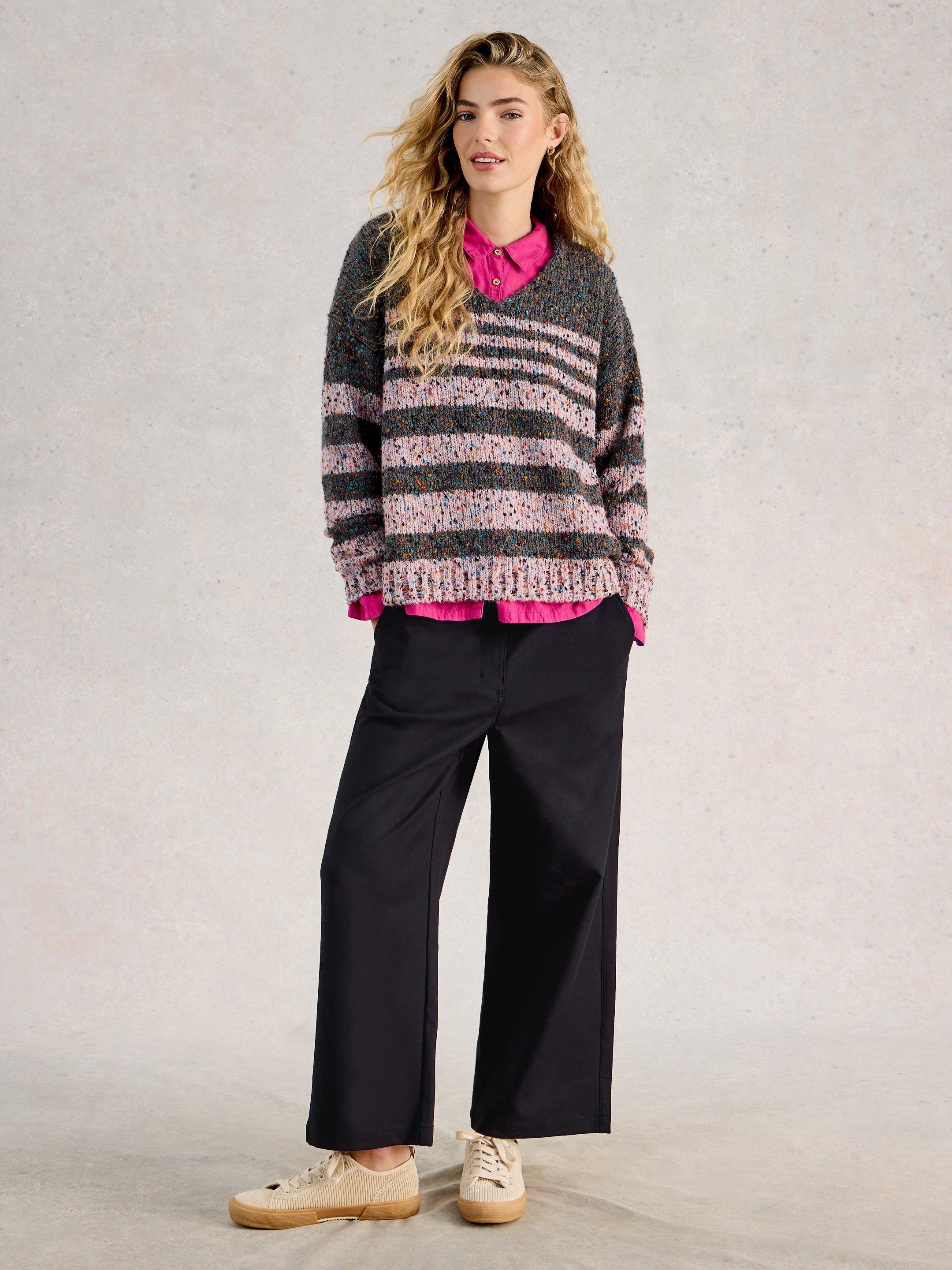 Belle Wide Leg Cropped Trouser