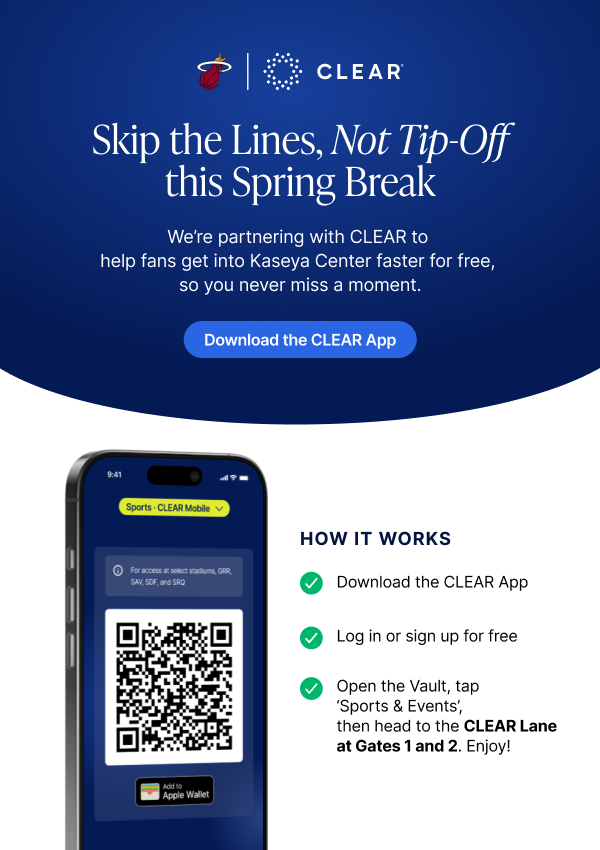 Skip the Lines, Not Tip-Off | Download the CLEAR App