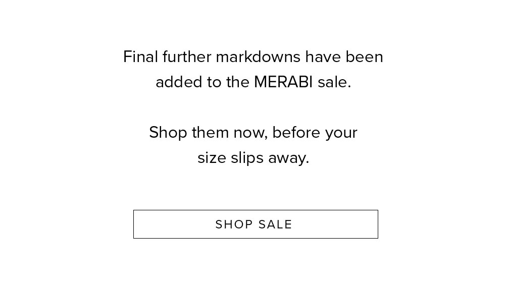 Sale Final Markdowns