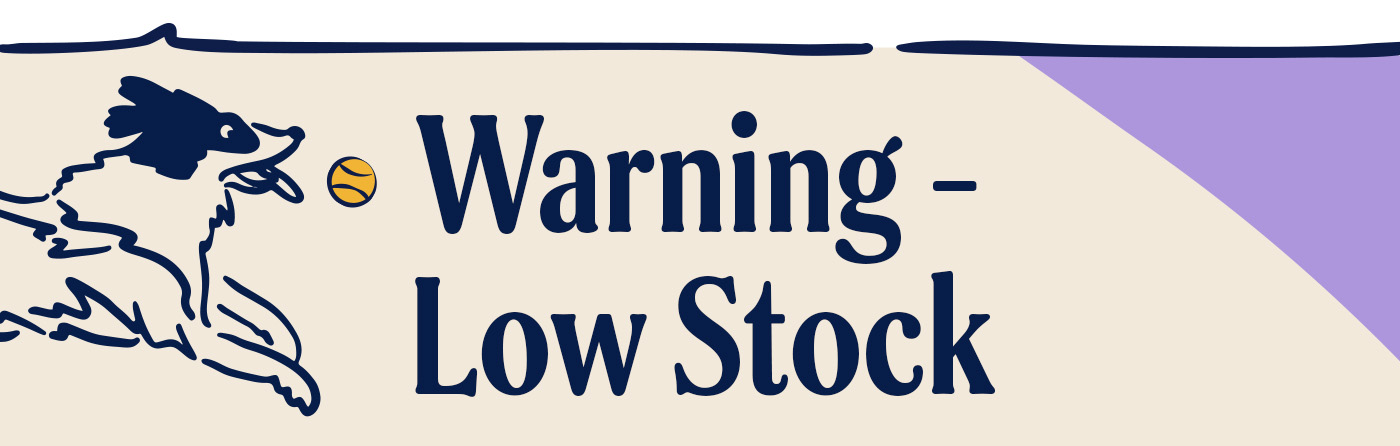 Warning - low stock