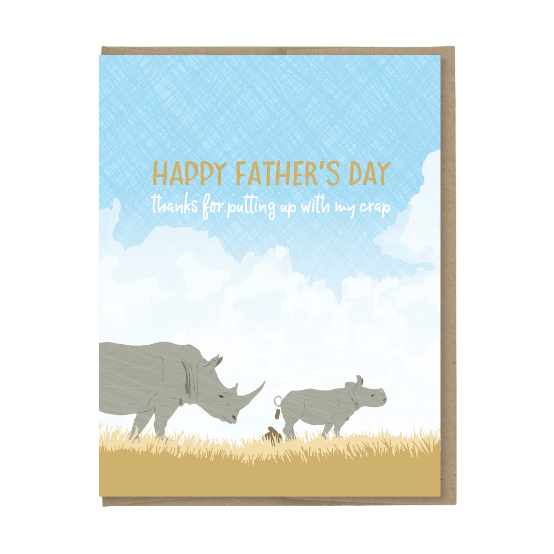 Image of Putting Up with Crap Dad Card