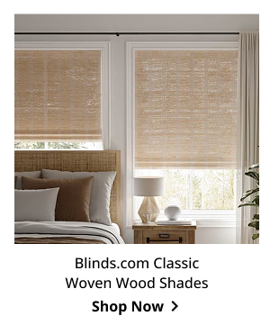 Blinds.com Classic Woven Wood Shades | Shop Now >