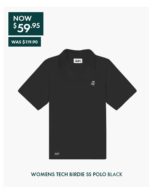 TECH PANEL SS POLO BLACK/CHALK
