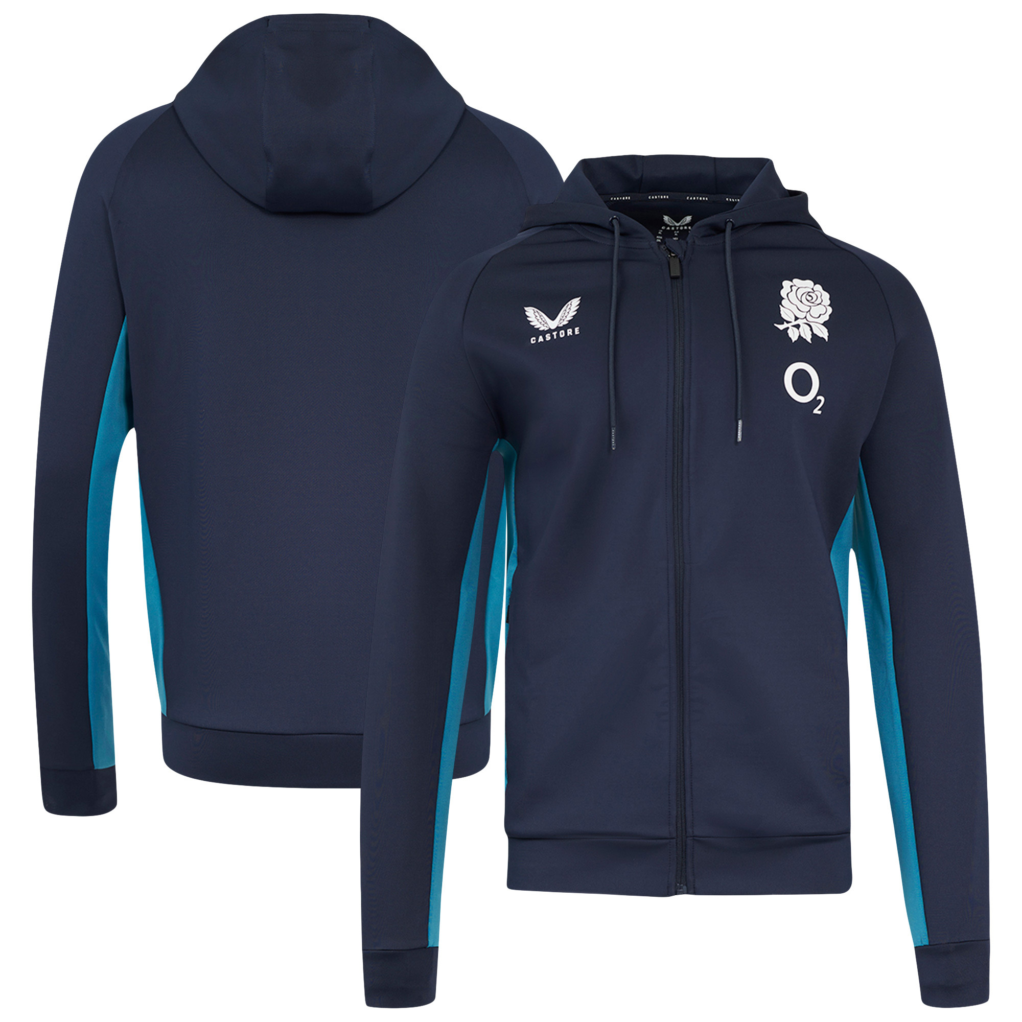 England Rugby Performance Full Zip Hoodie ...