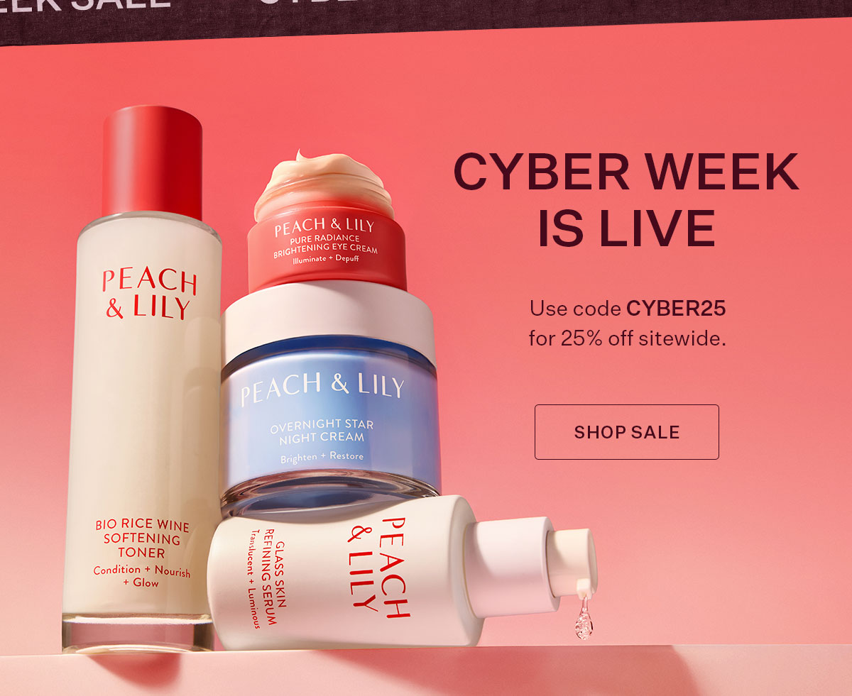Use code CYBER25 for 25% off everything.*