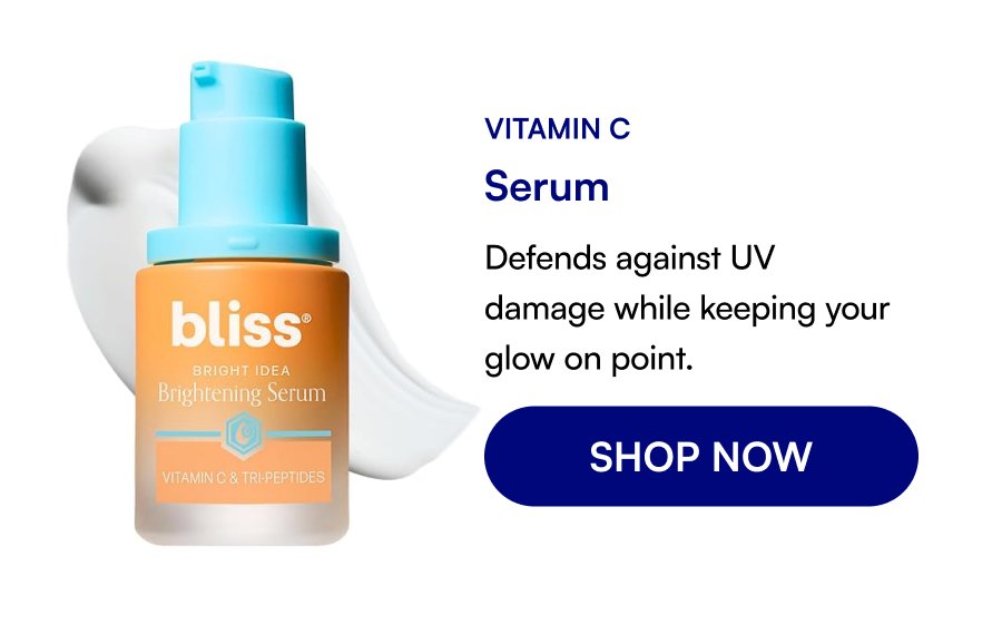 Vitamin C Serum Defends against UV damage while keeping your glow on point. SHOP NOW