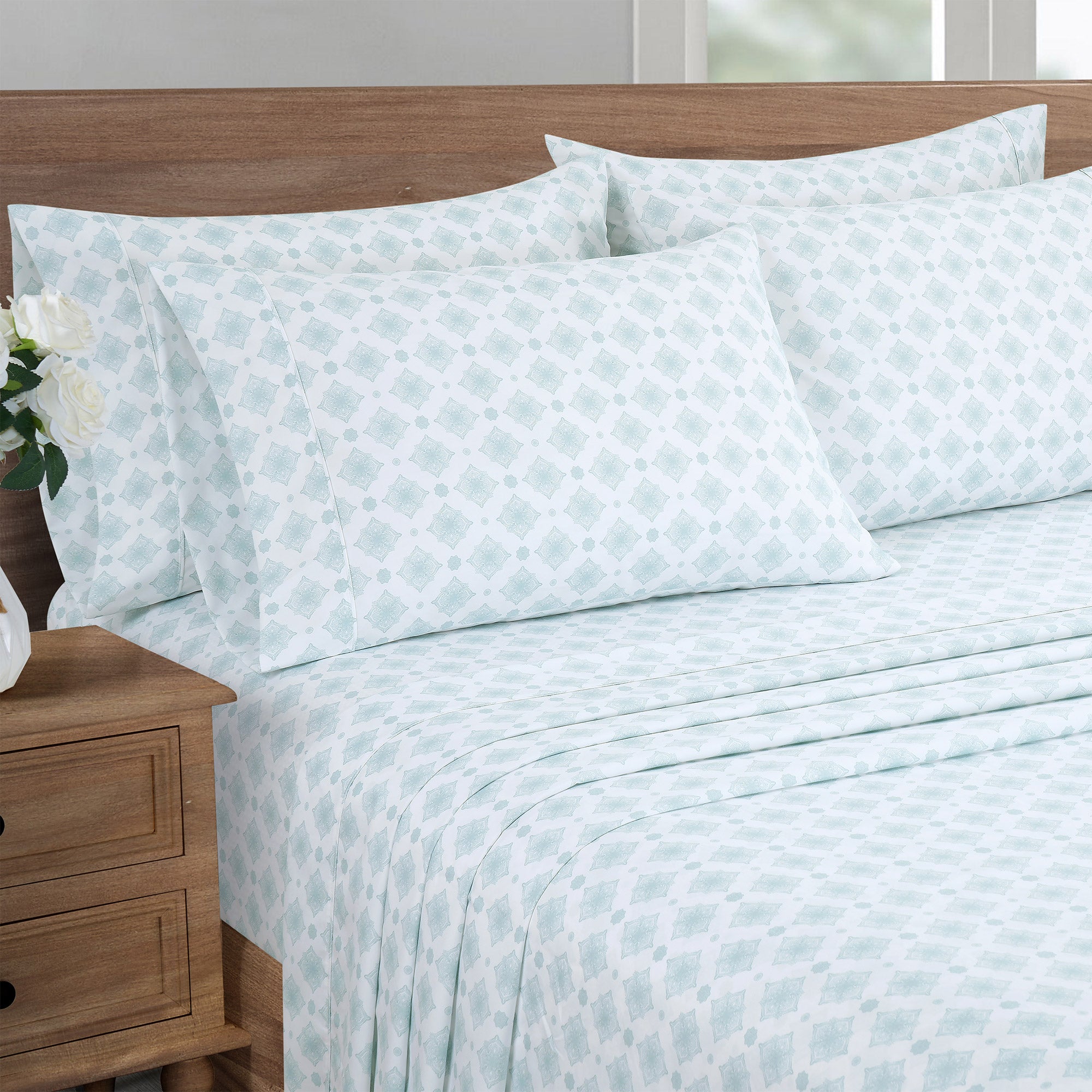 South Point Home Fashions Microfiber 6-Piece Sheet Set