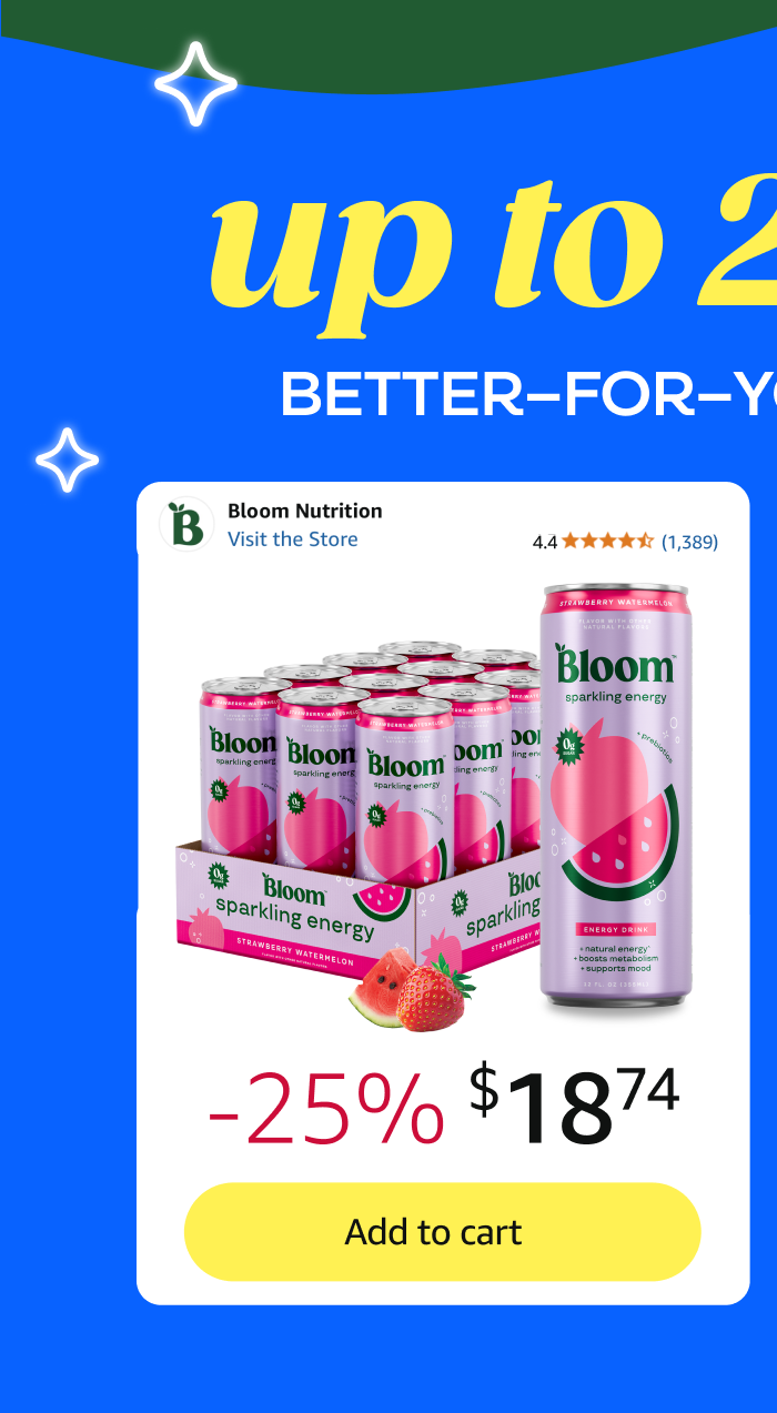 SHOP ENERGY 25% OFF