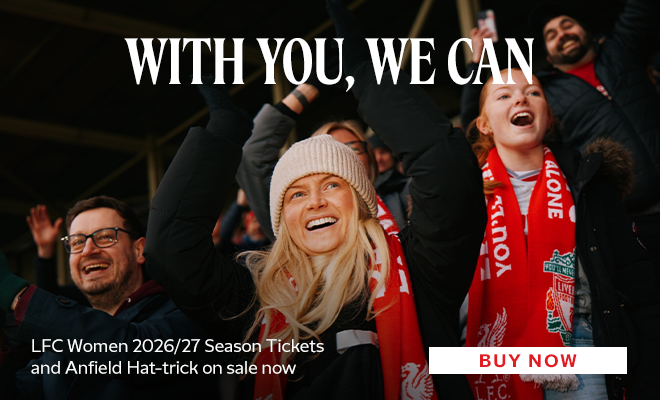LFC Women 2026/27 Season Tickets and Anfield Hat-trick on sale now